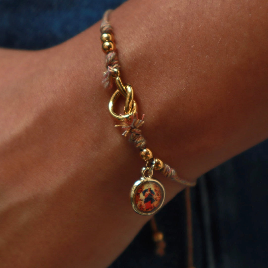 Pulsera Virgen Desatanudos