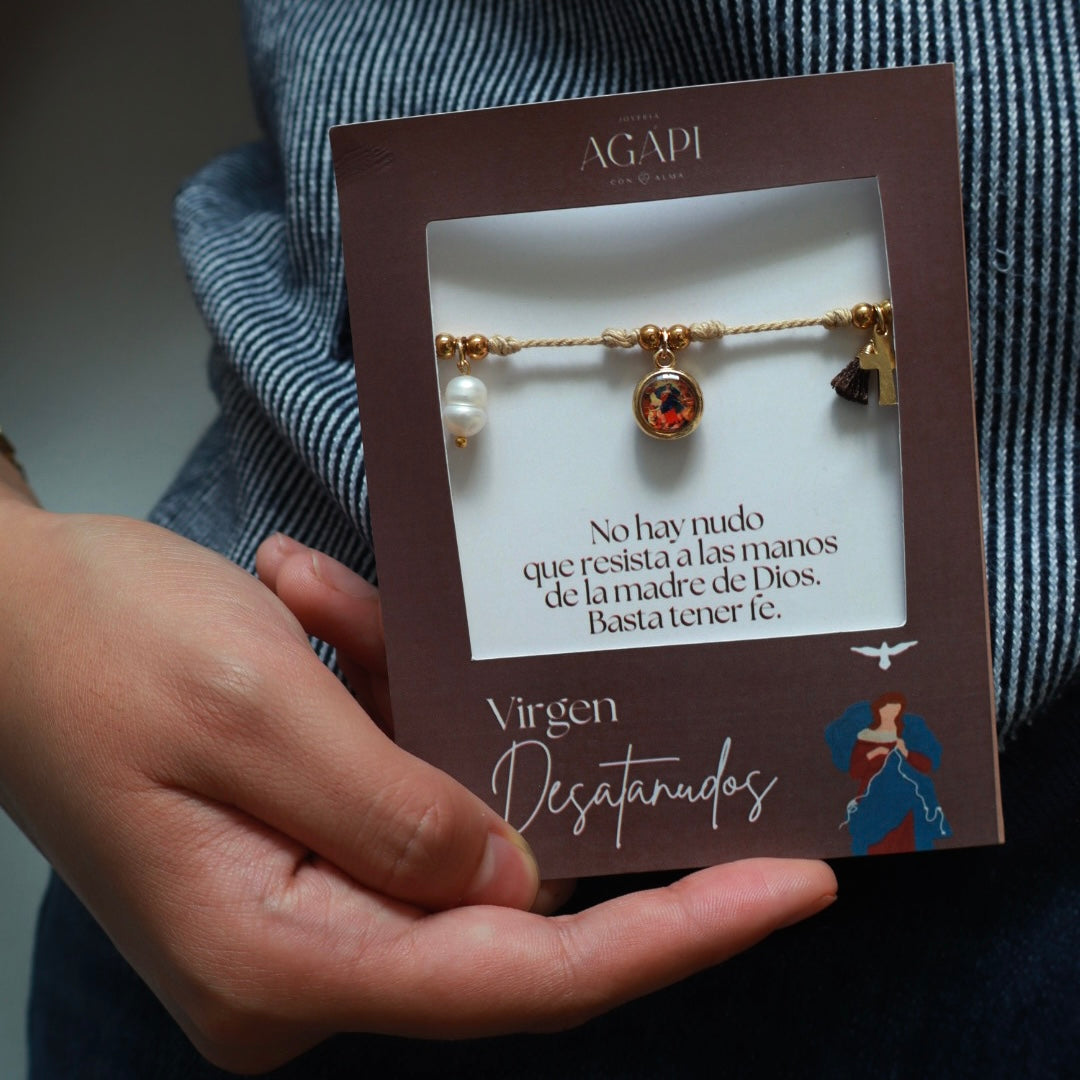 Pulsera Virgen Desatanudos